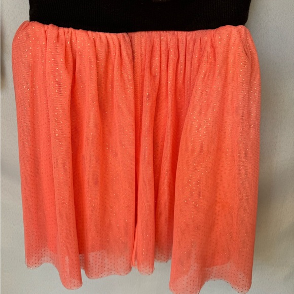 Floral Zip up sweater dress with tulle skirt - Picture 3 of 9